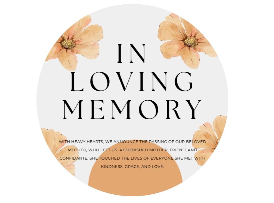 In Loving Memory | Funeral Chocolate Candy Kiss Labels | Candy Stickers | 100ct