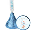 We Can Barely Wait Chocolate Candy Kiss Stickers| 100 ct| Glossy| Baby Shower favors