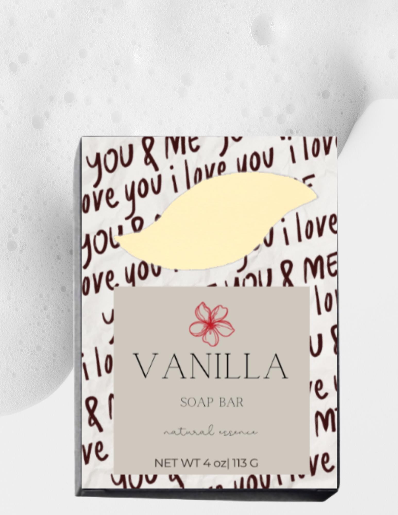 Creamy Vanilla Soap Bar |Handmade Organic Bar|Shea and Cocoa Butter Blend | Collagen Infused | 4 oz