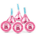 Breast Cancer Awareness Stickers | We Fight Together Candy Labels | 100 Chocolate Candy Kiss Stickers