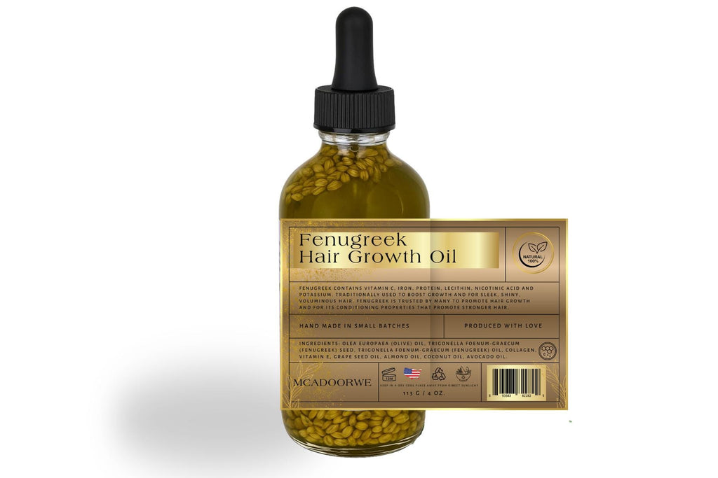 Fenugreek Hair Growth Oil | Strengthening Oil | 4 oz | Grow Healthy Natural Hair