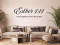 Esther 4:14 Scripture Wall Decals | Motivational Bible Quotes | Peel and Stick Decor