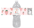 Our Berry Sweet Girl Is Turning 1| Water Bottle Labels |12pcs | Strawberry Party| 1st Birthday