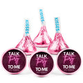 Talk Thirty to Me Candy Stickers | 100 Glossy Birthday Labels | Peel & Stick Chocolate Decorations | Durable Self Adhesive