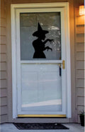 Halloween Witch Silhouette Window Cling Decal, Halloween Decoration, Large