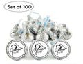 Groom To Be Kisses Candy Stickers | 100pcs| Waterproof Glossy Vinyl | Bachelor Party| 0.75in