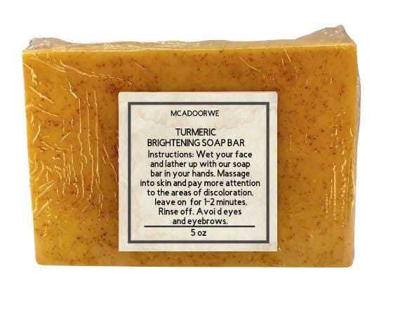 Turmeric exfoliating & Brightening Soap Bar | 4 oz|