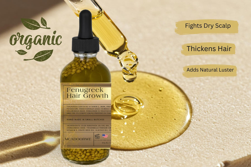 Fenugreek Hair Growth Oil | Strengthening Oil | 4 oz | Grow Healthy Natural Hair