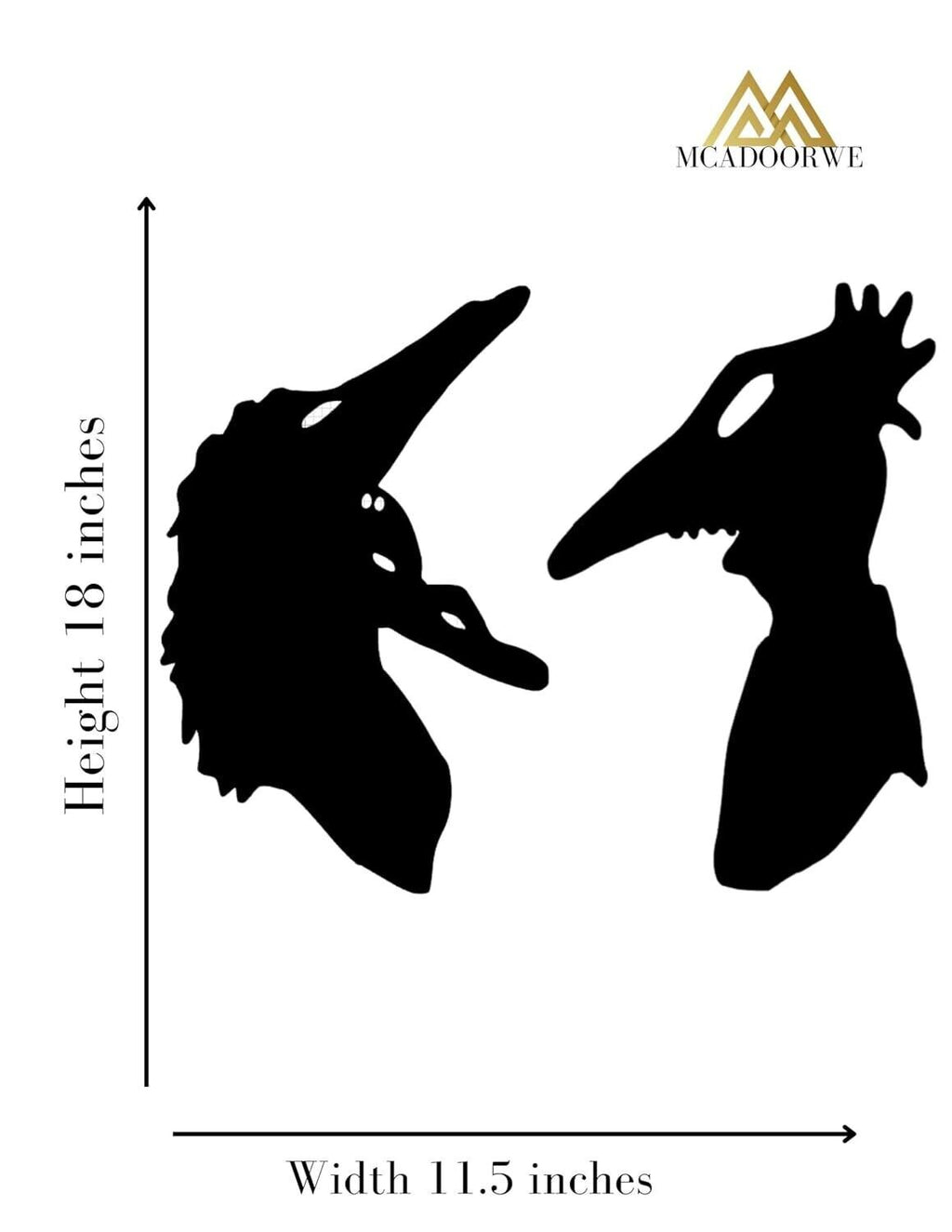 Large Halloween Spooky SET Adam & Barbara window Cling silhouette|Reusable|