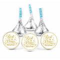 Rest in Peace Mother Memorial Chocolate Candy Labels, 0.75 Inch Round, Set of 100