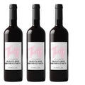 Personalized 30th Birthday Wine Labels | Custom Name Bottle Decor | Glossy Finish