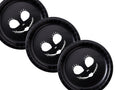 Spooky Face Party Paper Plates Set | Black Halloween Tableware | 40 Piece Kit