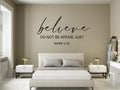 Mark 5 Bible Verse Wall Art | Faith Based Motivation | Vinyl Wall Decals