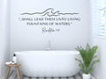Revelation 7: 17 Bible Verse Wall Art | Faith Based Motivation | Vinyl Wall Decals