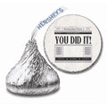 Custom Graduation Chocolate Labels, Newspaper Design (Set of 100)