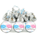 He or She Candy Stickers | 100 | Baby Shower Fun | Gender Reveal Stickers |Candy Table Decoration