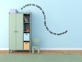Fun Inspirational Wall Decal for Kids | Paper Airplane Quote | 17in x 11.5in| Black