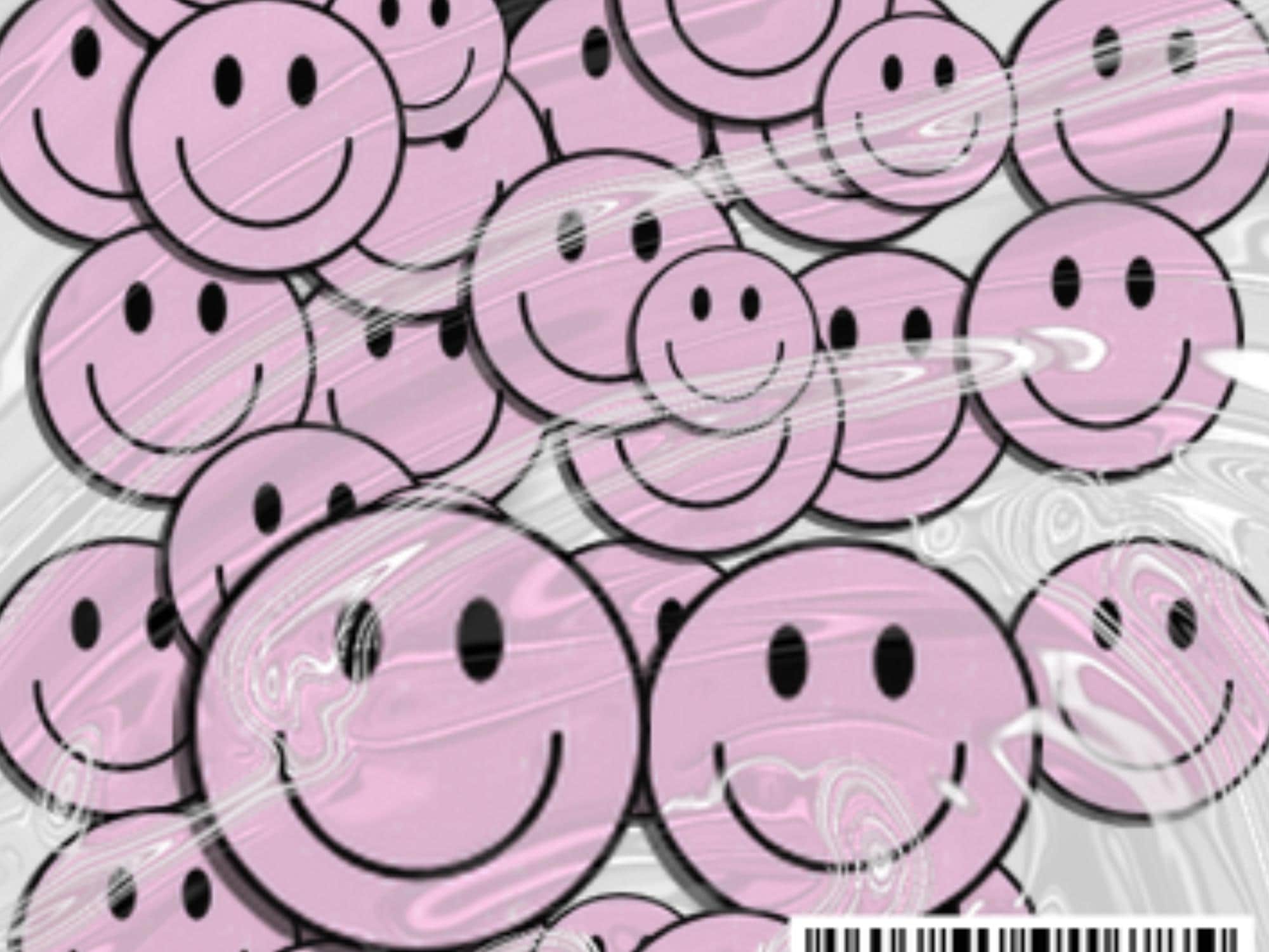 Light Pink Birthday Smiley Confetti | Fun Party Decor | Mixed Sizes| 200ct