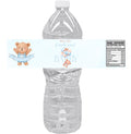 We Can Barely Wait Baby Shower Water Bottle Labels | Cute Teddy Bear Design | 12pcs|Glossy