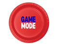 Gamer Party Plates | Game Mode Red Paper Plates | Party Table Decor