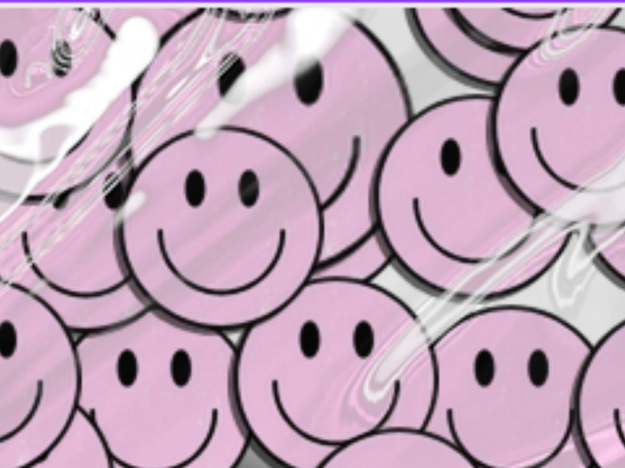 Light Pink Birthday Smiley Confetti | Fun Party Decor | Mixed Sizes| 200ct