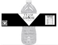 Classy Team Groom Water Bottle Labels|Custom Wedding Water Bottle Labels