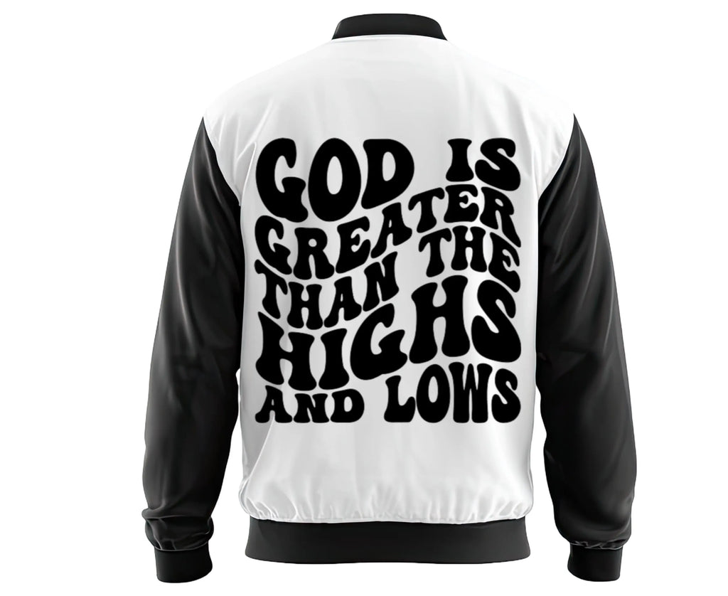 God Is Greater Iron On Vinyl Decal | Faith Quote Heat Transfer for Shirts | Christian Iron Vinyl for Hoodies