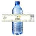 Two Cool 2nd Birthday Water Bottle Labels | Sports Party Table Accents | Smiley Face Theme | Glossy