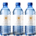 Sun Theme Gender Reveal Water Bottle Labels | He or She Celebration Decor | Gender Reveal Water Bottle Wraps