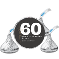 Custom 60th Birthday Candy Labels |Personalized Candy Labels| Milestone celebration|Glossy|100ct