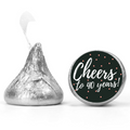 Cheers To 40 Years Candy Stickers | 40th Birthday Party Treat Decorations |